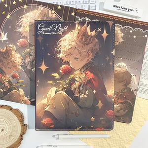 Cuaderno de Tapa Dura con Costura de Hilo, Imitación Piel, Diseño de Rosa y Estrella del <span class=keywords><strong>Principito</strong></span>, de Alta Gama, Yutao, Regalo de Dibujos Animados - Product Image 4