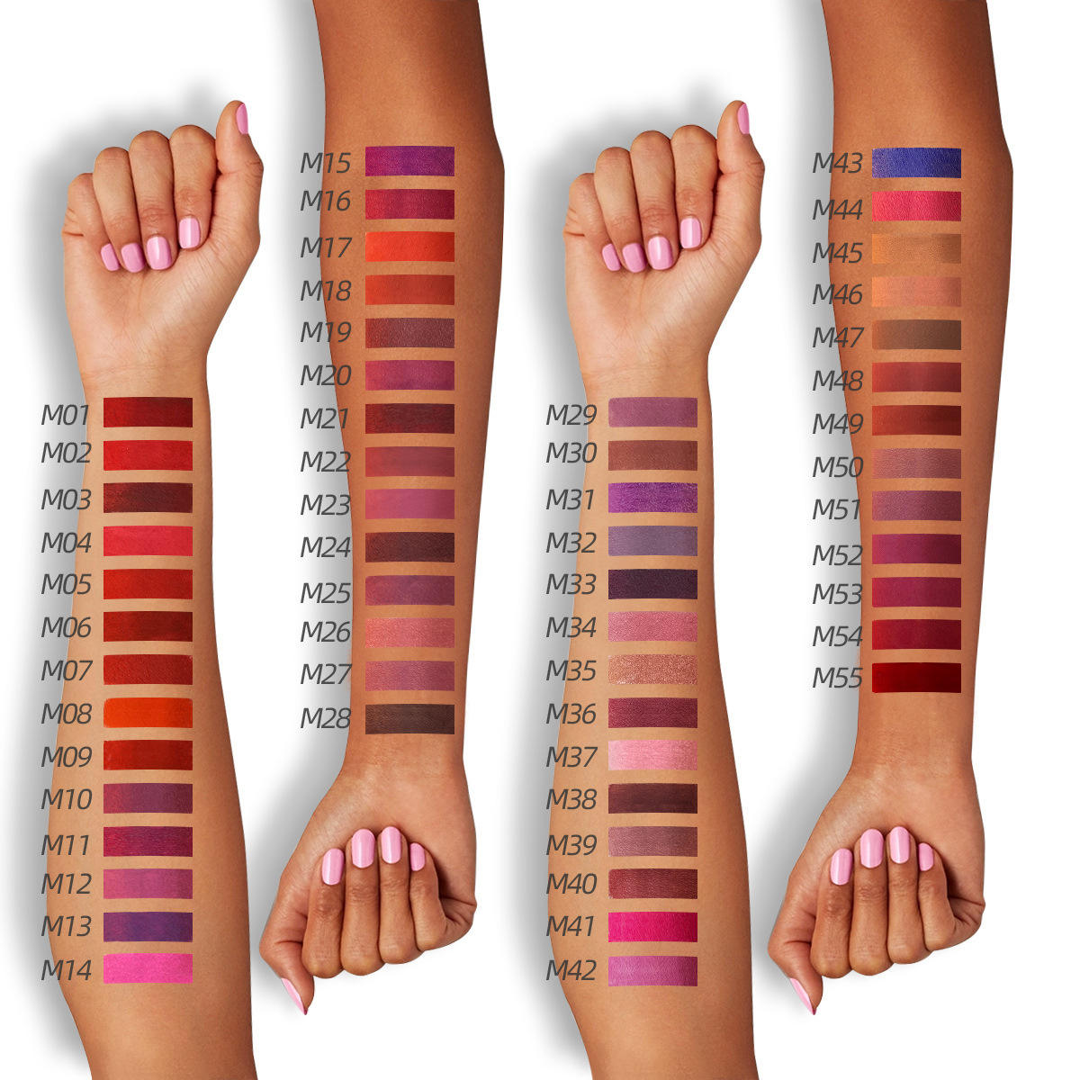 Customize Private Label Cosmetic Makeup DIY Gold Tube 106 Colors Liquid Lipstick