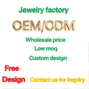 Custom Jewelry Manufacturers Earrings Charms Ring <b>Bracelet</b> <b>Name</b> Necklace Custom Keychain Jewelry Pendant Chain Necklace for OEM - Product Image 1