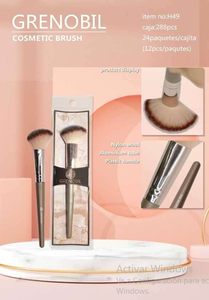 Set di 288 Pennelli Cosmetici Grenobil, Pennelli per Trucco in Pelo Sintetico, Forma Rotonda con Manico in Resina - Product Image 3