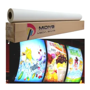 Pet Backlit Film Front/Reverse Matt Glossy Light Box Advertising Material Banner Printing Rolls