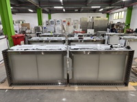Hotte à flux laminaire verticale personnalisée de classe industrielle, avec filtre HEPA, en acier inoxydable, pour salle blanche et laboratoire, direct usine