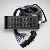Câble audio DMX XLR 3 broches 28 voies avec alimentation pour événements, mariages et fêtes