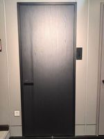 Porte battante manuelle en cristal de carbone, étanche, anti-humidité, design postmoderne, isolation acoustique, pour chambre, salon, hôtel