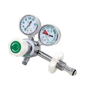 <span class=keywords><strong>Bullnose</strong></span> giảm áp đôi đo Châu Phi oxy y tế điều chỉnh với bánh xe tay - Product Image 1