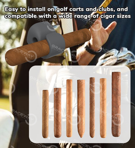 Thiết Kế Mới Từ Cigar Chủ Phổ Golf Cart Cigar Clip Với Nam Châm Mạnh Mẽ Xách Tay <span class=keywords><strong>Silicone</strong></span> Cigar Đứng Cho Người Chơi Golf - Product Image 6