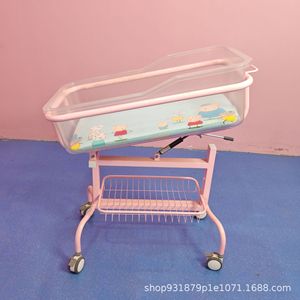Cama para cochecito de bebé con ruedas, material ABS, patrón de dibujos animados para el cuidado infantil, 890x520x824mm - Product Image 5