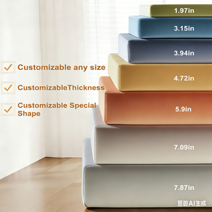 Colchón de Espuma Viscoelástica con Gel, Colchones Ortopédicos, Colchón Comprimido en Caja, Tamaños King, Queen e Individual para Hogar, Hotel, RV - Product Image 6