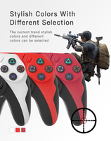 Control Inalámbrico Multifunción P48 con Bluetooth para Juegos, Compatible con Batería de Litio de 600 mAh, para PS4, Ideal para Jugar
