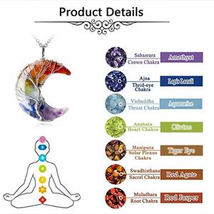 Ожерелье из натурального хрустального шара с подвеской для мужчин и женщин - Product Image 4