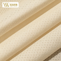 Tissu en maille OEM léger 100 % polyester tricoté chaîne, séchage rapide, écologique et respirant pour empeignes et languettes de chaussures de sport d'extérieur