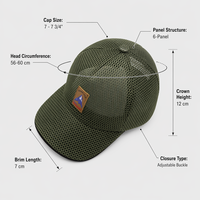 Gorras Deportivas Personalizadas OEM de Alta Calidad, Gorras Trucker de Espuma de 5 Paneles, Gorras Unisex Ajustables de Malla Transpirable para Deportes Casuales de Verano al Aire Libre