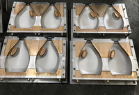 Moule de soufflage en aluminium pour la fabrication sur mesure en usine de bouteilles en plastique pour produits chimiques, produits ménagers, détergents pour linge, huiles industrielles et contenants de type baril