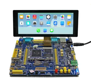 Customized abnormity 6.86 inch 1280*480 RGB capacitive touch LCD display module for control system
