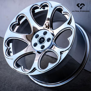 18 19 20 21 pollici 4 5 6 fori Candy cuore a forma di ruota da corsa forgiato cerchi ruote per autovetture per BMW Benz Audi VW coleottero - Product Image 3