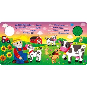 Livre sonore personnalisable « Old MacDonald Had a Farm » – Chansons de ferme classiques à chanter en famille – Livre cartonné robuste avec <span class=keywords><strong>module</strong></span> sonore de comptes-rendus pour enfants - Product Image 6