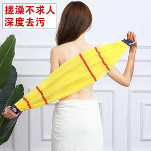 ผ้าเช็ดตัวยี่เซียวฟานขนาดมาตรฐานแบบสองด้านสำหรับขัดผิวสำหรับเด็กพร้อมด้ามจับสีชมพู - Product Image 2