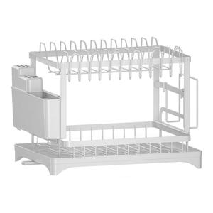 Stendino bianco per piatti per cucina a un solo livello multiuso scolapiatti Organizer per uso domestico - Product Image 3
