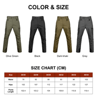 Pantalon cargo tactique extensible T400 pour l'extérieur, vêtements de travail, OEM ODM