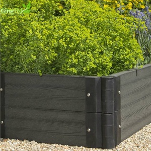Macetero Cuadrado <span class=keywords><strong>de</strong></span> WPC para Exteriores, Ecológico, Duradero, Ligero, con Diseño Clásico, Personalizable en Tamaño - Product Image 3