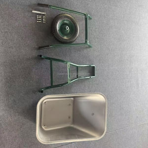 รถสาลี่โลหะทนทานของยุโรปรถเข็นเหล็ก4.00-8แบบ WB6414T นิวเมติกสำหรับสวนและการก่อสร้าง - Product Image 6