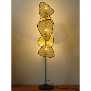 Lampadaire créatif à source de lumière LED, contrôle par interrupteur, pour salon, chambre à coucher, bureau, style Zen - Product Image 5