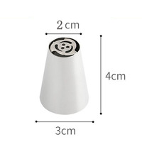Décoration de gâteau en acier inoxydable glaçage russe embouts de tuyauterie buse cuisine outils de cuisson Fondant gâteau crème décoration fleur bouche