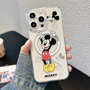Di alta qualità Mickey cartone animato di aspirazione magnetica cassa del telefono per iphone 16 15 14 13 12 plus/pro/pro max accessori del telefono - Product Image 6