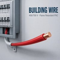 Kabel Listrik Rumah Bangunan Tembaga Padat Inti Tunggal Tahan Api ZR-BV 450/750V 1x25mm2
