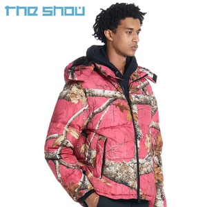 Diseño personalizado Real Tree Camo Bubble Coat acolchado pato abajo chaqueta invierno cálido hombres capa media caza Puffer abajo chaqueta - Product Image 1