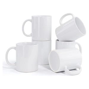 Tazza in Ceramica Personalizzabile 12oz 350ml Bianca per Sublimazione con Logo e Motivo Personalizzabili per Regali e Feste - Product Image 1