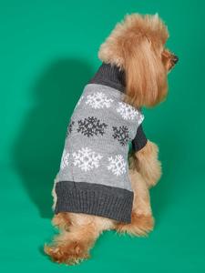 Nuevo suéter ecológico de poliéster XL para mascotas con Cuello medio alto tejido gris-marrón sólido <span class=keywords><strong>Golden</strong></span> Retriever Teddy <span class=keywords><strong>Chihuahua</strong></span> - Product Image 3