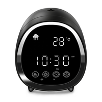 Diffuseur d'huiles essentielles intelligent moderne pour la maison, nébuliseur, humidificateur intelligent, horloge avec assistant Google