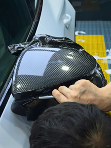 ליונארדו באיכות גבוהה מבריק שחור סיבי פחמן חומר גלגול מעטפת tpu צבע ppu סרט צבע שינוי גוף הסרט מדבקות - Product Image 2