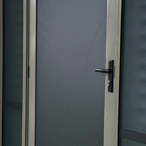 Black Powder Coated 316 Stainless Steel Security <b>Mesh</b> Anti Theft <b>Screen</b> Metal Wire <b>Mesh</b> for <b>Door</b> Window Protection - Product Image 3