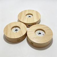 Lampe de chevet à commande tactile, support de lampe de table, lumières chaudes, lampes LED sans fil, lampes de nuit LED rechargeables, décoration de chambre ronde