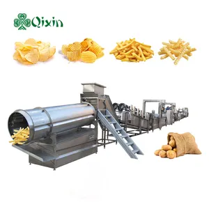 Automatische Kartoffelchips- und Pommes-Verarbeitungsmaschine Produktionslinie