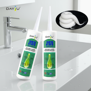 JY978 Mastic silicone neutre résistant à la moisissure et aux champignons pour zones à forte humidité/température, spécialisé pour salles de bain et éviers de buanderie - Product Image 1