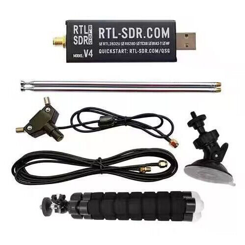 RTL-SDR Blog V4 R820T2 Upgrade R860T TCXO Original Software Radio Receiver HF USB-powered Metal