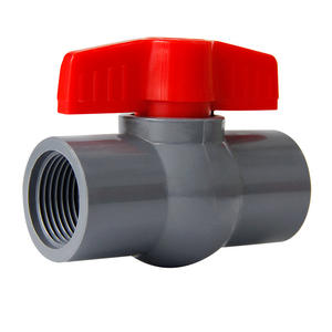 Vanne à boisseau sphérique manuelle en <span class=keywords><strong>PVC</strong></span>, filetée, de 1/2 à 8 pouces, pour l'alimentation en eau, avec poignée - Prix usine - Product Image 4