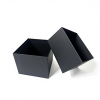 Boîte cadeau écologique biodégradable pour bougie et diffuseur avec emballage carré rigide en papier kraft, impression quadrichromie et pelliculage mat