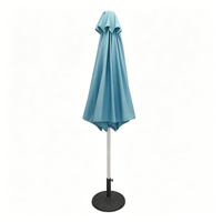 Sombrilla de Patio con Marco de Aluminio Oxidado, Parasol Comercial Personalizado para Hotel, Cafetería, Jardín y Patio, Protección Solar para Exteriores