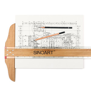 SINOART personalizzato bambù acrilico disegno di plastica <span class=keywords><strong>t</strong></span> righello quadrato 18 "24" 36 "pollici <span class=keywords><strong>T</strong></span> righello quadrato per schizzi - Product Image 6