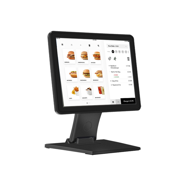 12" Ordering Machine Desktop Computer Retail Pos Touch Screen Monitor All in One Pos System
