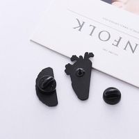 Broches anatomiques en émail pour infirmières, cœur et cerveau broche d'anatomie broches de neurologie cardiaque pour médecins et hommes