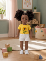 Poupée articulée réaliste en vinyle de 18 pouces, cheveux afro bouclés africains, personnalisable, avec moule de tête et de corps, pour collectionneurs OEM de marques