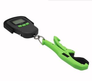 Báscula digital portátil con gancho para pesar y medir peces, báscula de pesca de carpas con mango. - Product Image 1