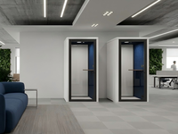 Cabine téléphonique FlexSpace, cabine de réunion insonorisée, cabine acoustique, cabine de bureau, cabine d'intimité, cabine de réunion