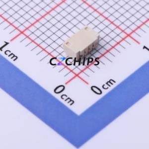 HDGC0802WR-S-3P Wire-to-Board Pin Header SMD,P=0.8mm,Horizontal Mount Connector 1x3P 0.8mm Horizontal Mount 3P - Product Image 2