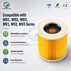 Filtre à vide OEM/ODM SuzhouYJ pour aspirateurs <span class=keywords><strong>Karcher</strong></span> 6.414-552.0 <span class=keywords><strong>WD2</strong></span>.200 WD3.500, filtre HEPA, <span class=keywords><strong>pièces</strong></span> <span class=keywords><strong>détachées</strong></span> pour <span class=keywords><strong>aspirateur</strong></span> - Product Image 1